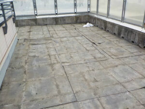 広島市安芸区屋上防水塗装1　施工前